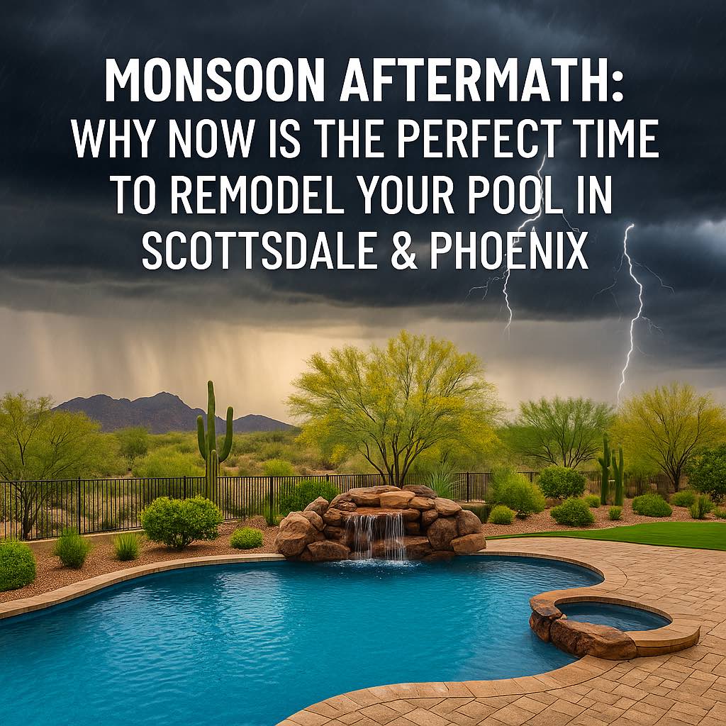 Monsoon Aftermath: Perfect Time To Do A Pool Remodel
